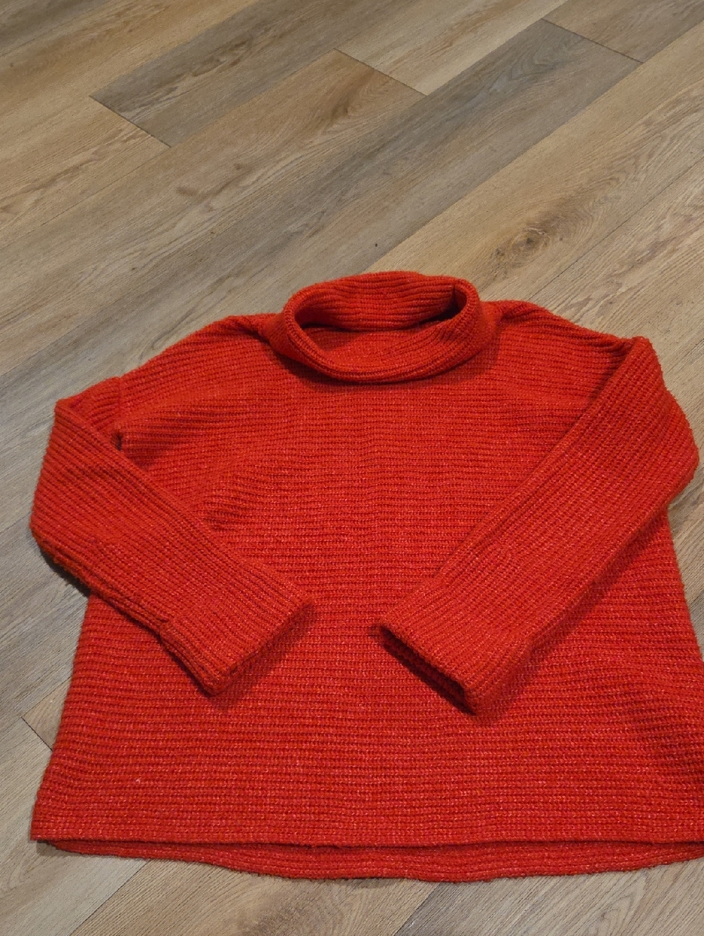 Pilcro Red Cowl Neck Sweater